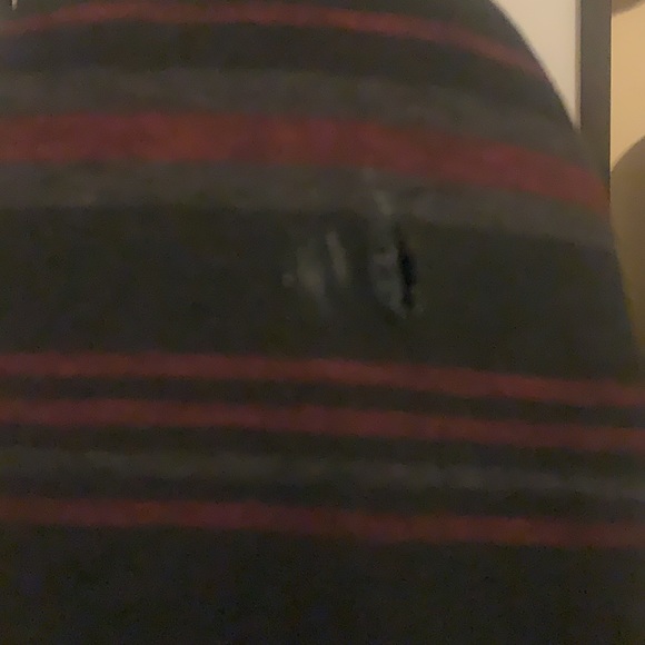 NINE WEST Women's Stripe Blazer Sz 10 (Defect for a repair guru 😊) - Picture 10 of 13